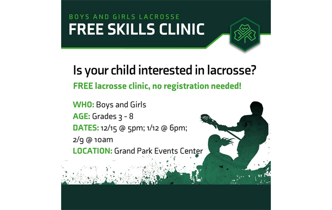 FREE LACROSSE CLINICS